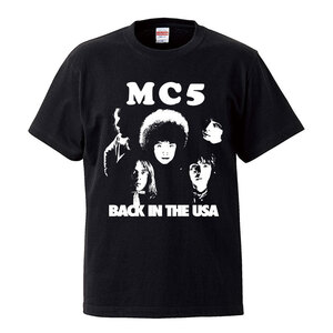 【Mサイズ 黒Tシャツ】MC5 サイケデリック ハードロック ガレージパンク 甲本ヒロト 60s 70s LP CD レコード 7inch kick out the