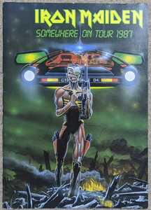 Iron Maiden:Somewhere On Tour 1987◆日本公演ツアー・プログラム1987