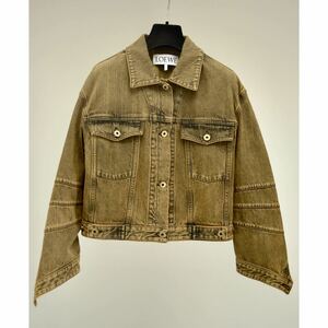 LOEWE SS2022 by JW Anderson TWISTED DENIM JACKET col.Brown size.38