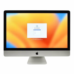 1円スタート iMac 27 2017 A1419　i5 3.4GHz 24GB FD2.12TB Radeon Pro 570 中古品 6-4