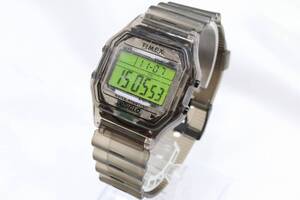 【W182-4】動作品 TIMEX BEAMS INDIGLO タイメックス ビームス コラボ インディグロ デジタル 腕時計 TW2U68600 ラバーベルト メンズ