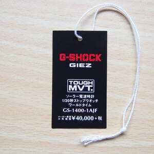 【送料無料】タグ GIEZ GS-1400-1AJF カシオ G-SHOCK★追跡サービスあり・匿名受け取り