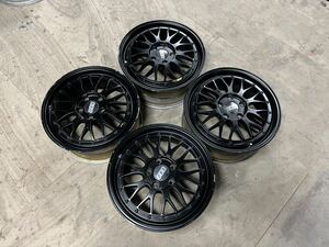 BBS LM096 17インチ 4本 鍛造軽量 ノアヴォクα インテシビックアコードレヴォーグWRXS4 ロードスタ 7.0J +53 5穴 PCD114.3 ハブ64㎜ 売切