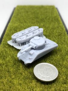 1/144レジンキット　未組立　未塗装 WWⅡ アメリカ軍　M4 中戦車　Aワールドタンクミュージアム　【同梱可能】