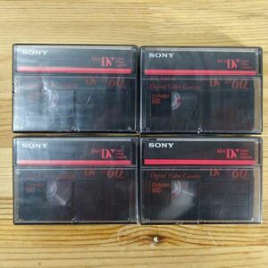 SONY Digital Video Cassette 4本セット ビデオカセット ＋おまけ (21_424_12)