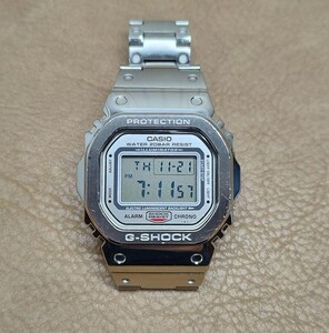 G-SHOCK/フルメタル/DW-5000/良品/稼働中/腕時計/定番 CASIO カシオ ジーショック デジタル ステンレス