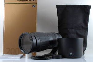 【ほぼ未使用 保障付 動作確認済】Nikon ニコン AF-S NIKKOR 200-500mm f/5.6 E ED IF M/A SIC SWM VR Lens オートフォーカス レンズ#Q8938