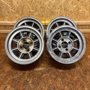 希少☆ハヤシストリート☆ハヤシ☆14×6.5J+0/7J+7☆114.3/4穴☆当時物　旧車　ローレル　スカイライン　JDM