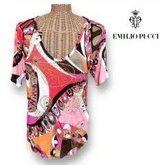 【送料無料】EMILIO PUCCI エミリオプッチ カットソー ビジュー