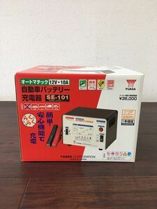 YUASA 自動車 バッテリーチャージャー SE-101 充電器 12V 充電 エンジン始動補助 取払説明書 元箱付き 未使用品 No04