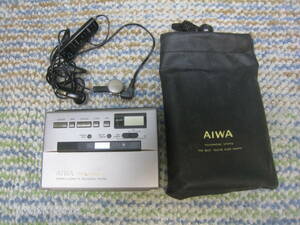 AIWA アイワ HS-F50 カセットレコーダー ポータブル カセットプレーヤー 充電器無 中古品