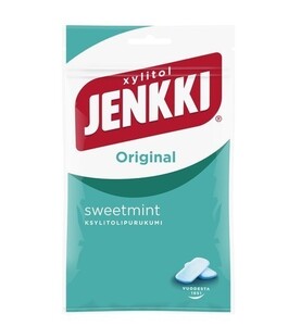 Cloetta Jenkki クロエッタ イェンキ スイートミント味 キシリトール ガム 4袋×100g フィンランドのお菓子です