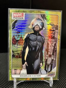 【399枚限定】 2023 Upper Deck Marvel Platinum Yellow Spotlight #163 High Series Charies Xavier