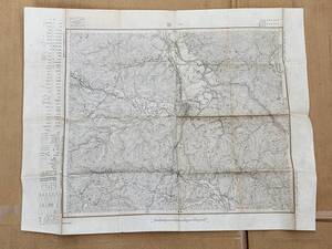 ６６　昭和10年　一関　地図　大日本帝国陸地測量部　古地図