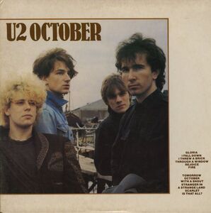 USオリジナルLP！U2 / October 84年【Island Records / 90092-1】Gloria , Fire 収録 ボノ Steve Lillywhite オルタナティブ・ロック