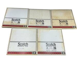 SCOTCH 206-762R 日本製 10号メタル オープンリールテープ 5点セット