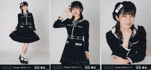 AKB48 チーム8 吉田華恋 Theater 2018.11 (2) 月別 生写真 3種コンプ