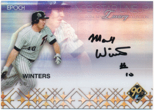 Epoch 2024 NPB Luxury Collection マット・ウインタース Matt Winters 日本ハム Star Lineup 直筆サインカード 50枚限定