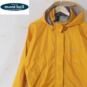 モンベルmont-bell■ゴアテックス ナイロンパーカー ジップジャケット 日本製■L/S■オレンジ系 ※NK4o11317