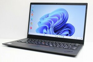 1円スタート ノートパソコン Windows11 WPS office搭載 Lenovo ThinkPad X1Carbon 第8世代 Core i5 SSD256GB メモリ8GB 14インチ カメラ