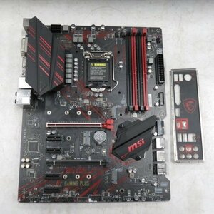 マザーボード MSI MPG Z390 GAMING PLUS LGA1151 IOパネル付属 ジャンク P10247