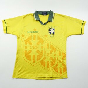 90s UMBRO ブラジル代表 ユニフォーム BRASIL サッカー シャツ #20532 ゲームシャツ アメカジ ストリート