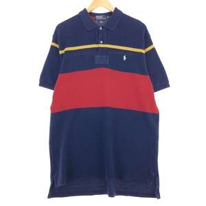 古着 ラルフローレン Ralph Lauren POLO by Ralph Lauren 半袖 ポロシャツ メンズXL /eaa461215