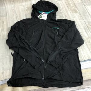 72-262 タグ付き　 マナスタッシュ　ブルゾン ZIPPY PARKA 7102042 メンズ 09 BLACK 日本 L