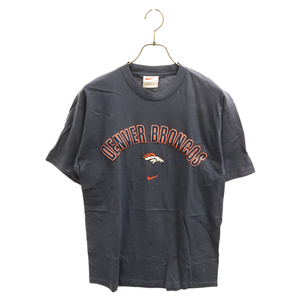 NIKE ナイキ 90s～00s VINTAGE DENVER BRONCOS ヴィンテージ チームプリント デッドストック 半袖 Tシャツ ネイビー