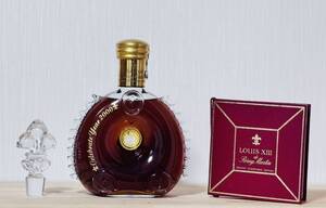 美品 未開栓 REMY MARTIN レミーマルタン ルイ13世 2000年記念ボトル バカラ 替栓/冊子 希少品