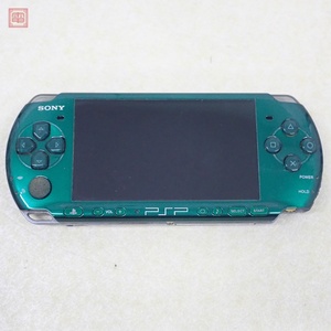 PSP プレイステーションポータブル 本体 PSP-3000 スピリットグリーン Spirited Green SONY ジャンク パーツ取りにどうぞ【10