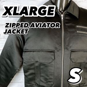 エクストララージ/ XLARDE ZIPPED AVIATOR JACKET ジップ　アビエイター　ジャケット