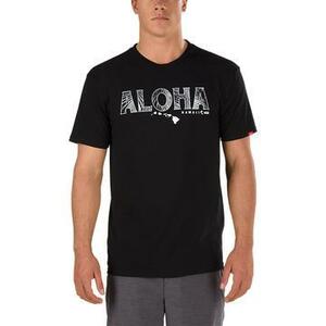 [VANS] HAWAII USA 限定 VANS ALOHA T-SHIRT Black (バンズ ・アロハ Tシャツ ブラック) BIG SALE 在庫処分セール Sサイズ