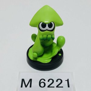 M6221 ●中古 即決●amiibo イカ (アミーボ スプラトゥーン グリーン 緑) ●Splatoon / Inkling Squid GREEN