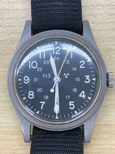 （1395）現状 ジャンク ハミルトン HAMILTON Vintage ヴィンテージ 1988 H3 手巻き ミリタリーウォッチ アメリカ軍 MIL-W-46374B 