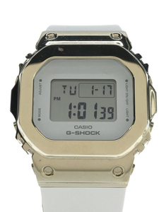 CASIO◆クォーツ腕時計_G-SHOCK/デジタル/ラバー/WHT/WHT