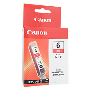 ▲▲CANON■インクカートリッジ BCI-6R■レッド■訳あり●新品未開封