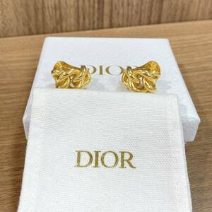 Christian Dior クリスチャンディオール イヤリング ゴールドカラー アクセサリー 箱付き レディース ブランド ファッション 小物 アイテム