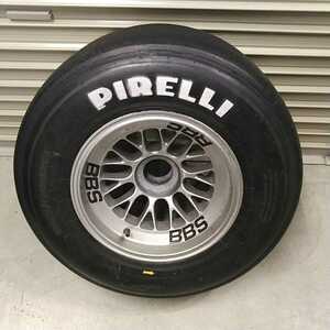 BBS　PIRELLI 　F1 ？　タイヤ　ホイール 【中古】１本のみ インテリア オブジェ テーブル マクラーレン フェラーリ RedBull メルセデス