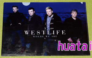 WESTLIFE ウエストライフ ホエア・ウィ・アー クリアファイル