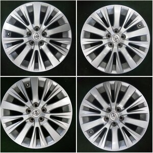 ★中古品★TOYOTA トヨタ アルファード 純正 ホイールセット 4本 18×7.5J+45 114.3-5H【他商品と同梱歓迎】