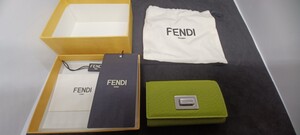 フェンディ　キーホルダー　イタリア製　FENDI　MADE IN ITALY