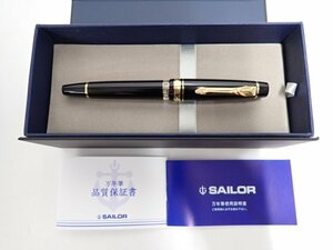 良品 SAILOR セーラー プロフェッショナルギア Σ シグマ レアロ 尾栓回転吸入式 万年筆 (21K 875 H-B 太字) ケース付 ∬ 6E68A-19