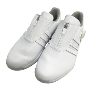 【1円】ADIDAS GOLF アディダスゴルフ IF0265 ツアー360 24 BOA 2024年モデル ゴルフシューズ ホワイト系 24.5 [240101321168]