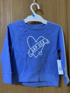 新品◆baby GAP トレーナー 95◆裏起毛無し ベビーギャップ 未使用 男の子 女の子 男女兼用 2歳 3歳 保育園