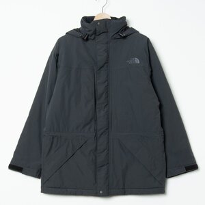 【1円スタート】THE NORTH FACE ノースフェイス SFC-26 フード付きジャケット 中綿 ナイロン 撥水 カジュアル アウトドア 灰色 M メンズ