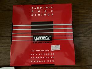 【旧パッケージ】WARWICK(ワーウィック) / RED Strings Roundwound Stainless Steel 045/065/085/105/135 エレキベース弦 5弦セット