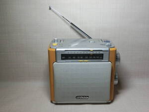 【№1109-ラ6012】中古:JVCケンウッド ビクター ホームラジオ FM/AM RA-H55　（FM-AM作動確認）