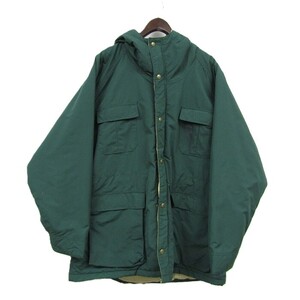 ★USA製★ サイズ XL L.L.Bean 中綿 マウンテン ジャケット パーカー グリーン エルエルビーン 古着 ビンテージ 4JA2803