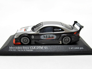 A★ PMA 1/43 ★ メルセデス CLK クーペ DTMミカ・ハッキネン DTM 2001テスト ／ Mercedes-Benz CLK Coupe DTM ★400 013193